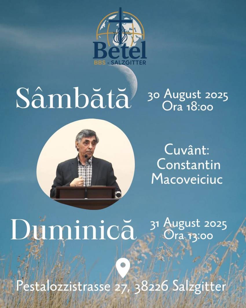 Constantin Macoveiciuc la Biserica Betel Salzgitter 