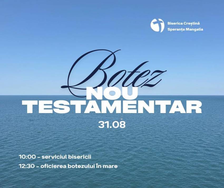 Botez la Biserica Speranța Mangalia
