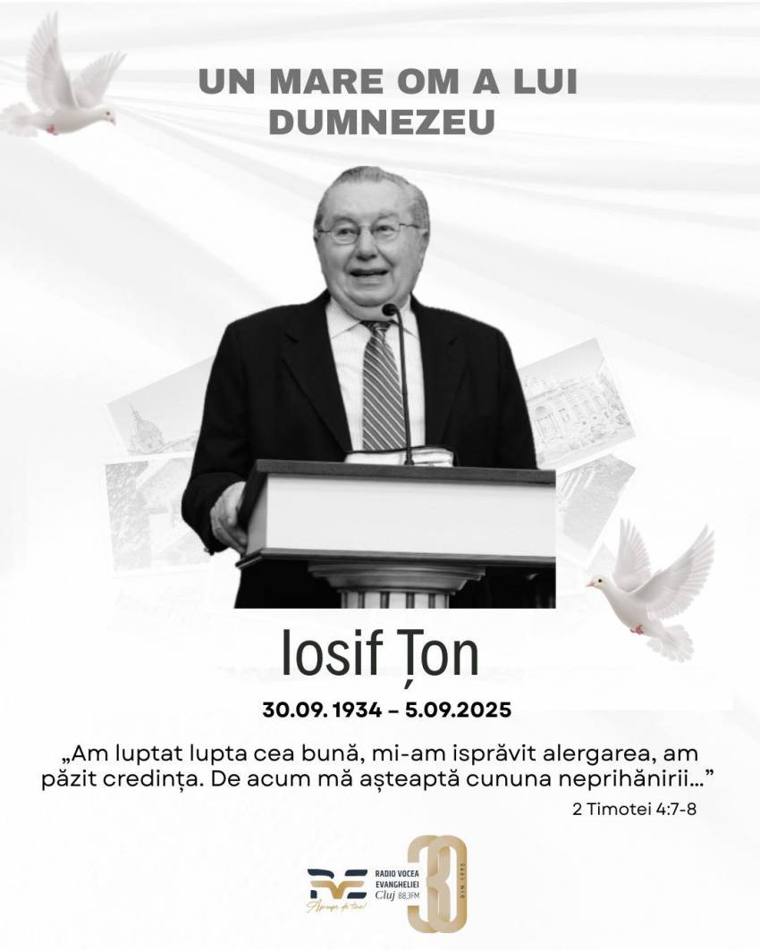 Pastorul și teologul Iosif Țon, un lider proeminent...