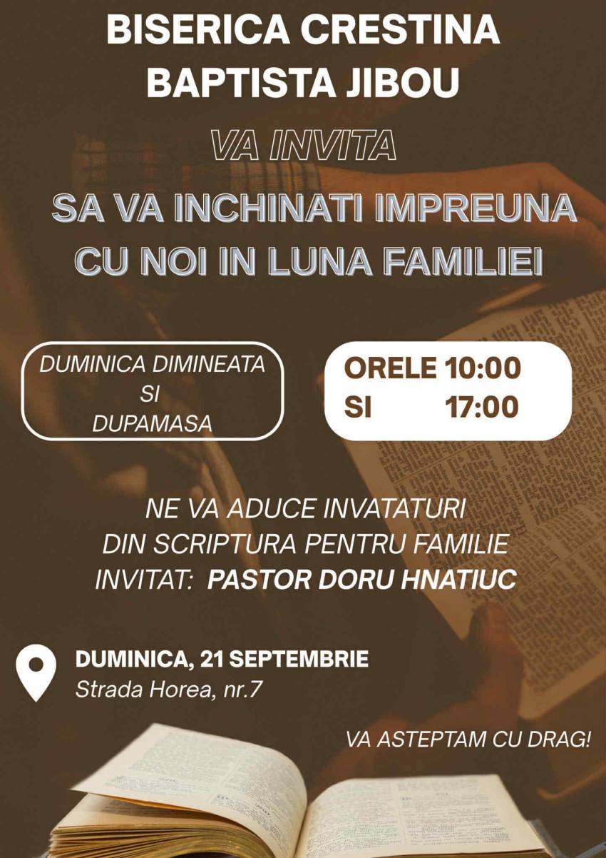 Doru Hnatiuc la Biserica Baptistă Jibou