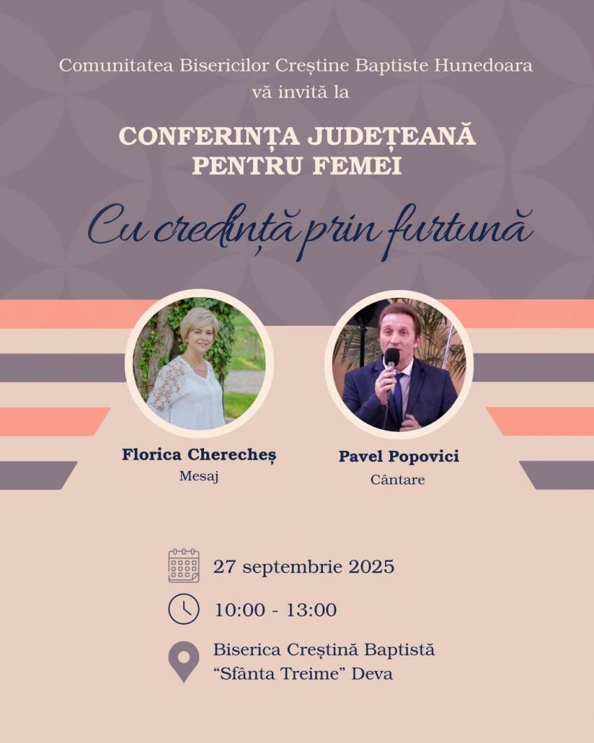 Conferință Județeană pentru femei la Deva