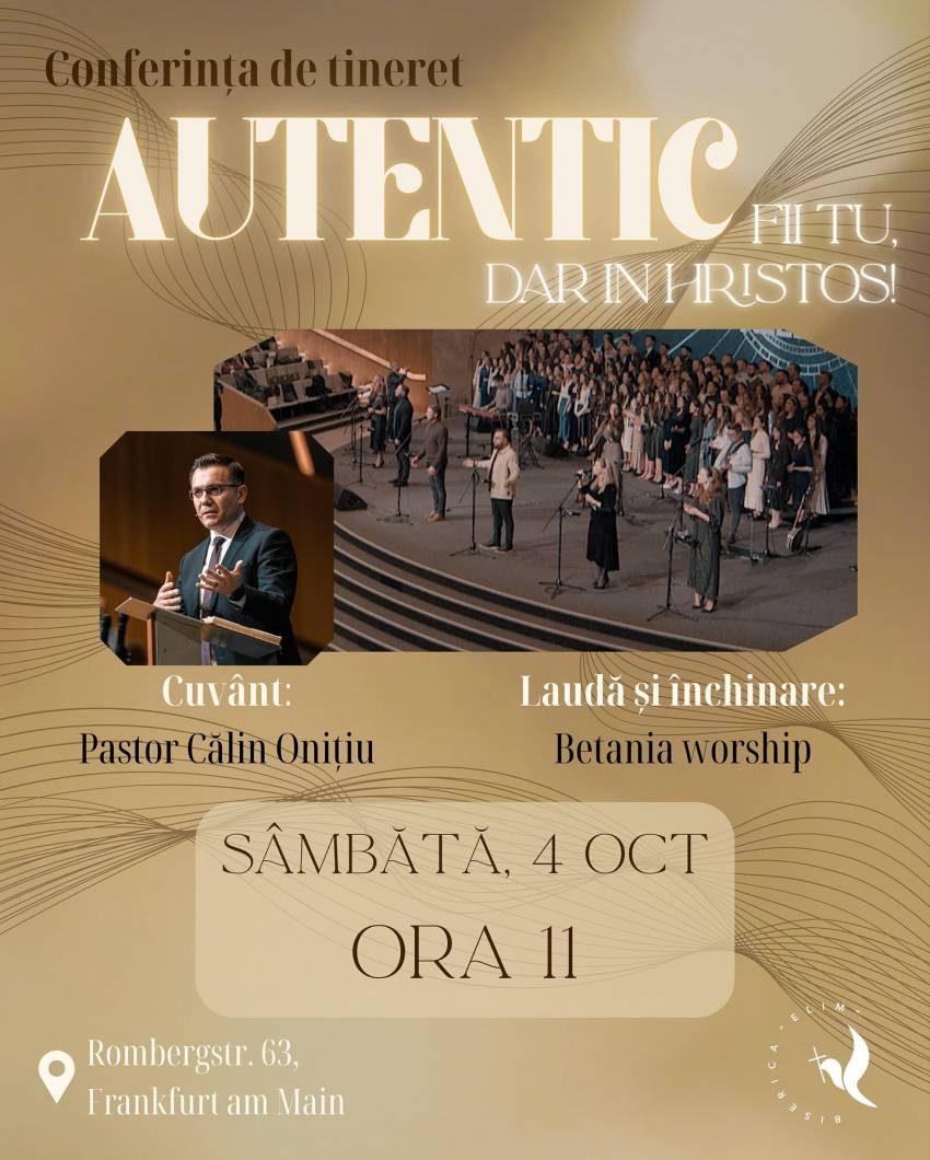 Conferința AUTENTIC la Biserica Elim Frankfurt