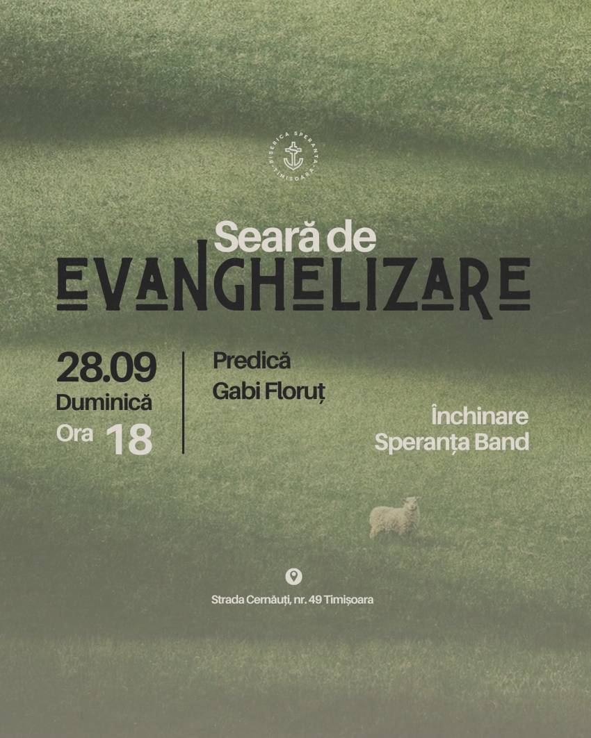 Gabi Floruț la Biserica Speranța Timișoara