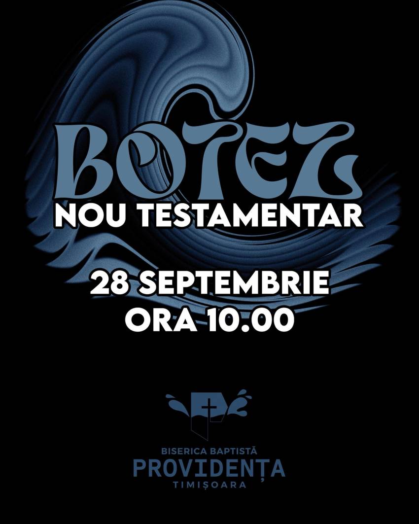 Botez la Biserica Providența Timișoara