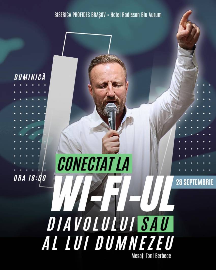 Tony Berbece la Biserica Profides Brașov