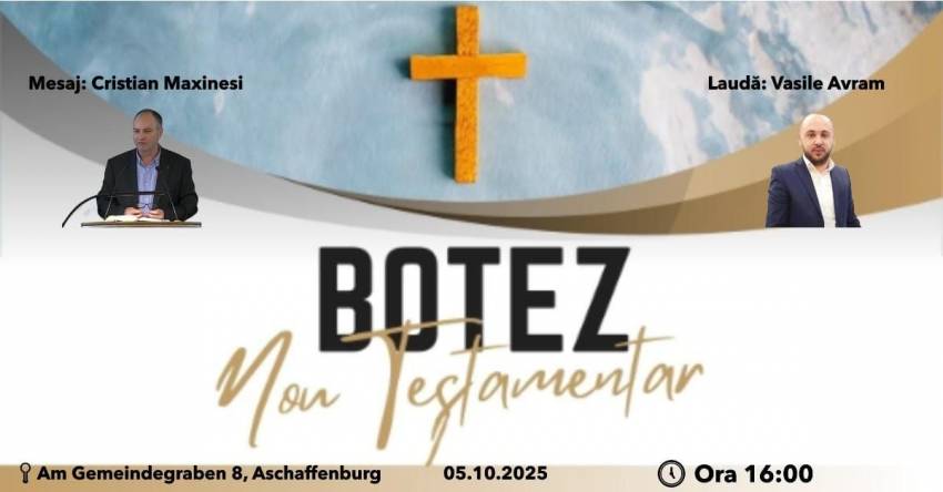 Botez la Biserica Emanuel Aschaffenburg