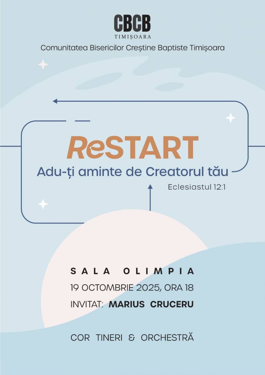 Conferința ReStart 2025 la Sala Olimpia Timișoara