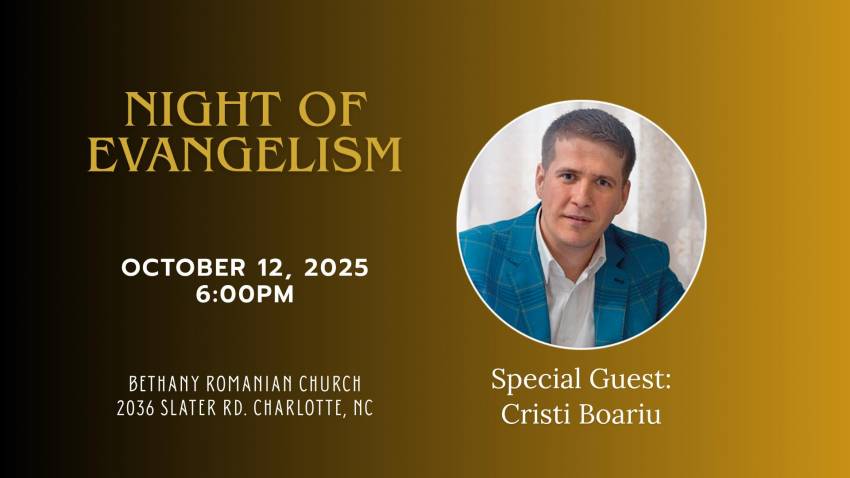 Cristi Boariu la Bethany Church Charlotte