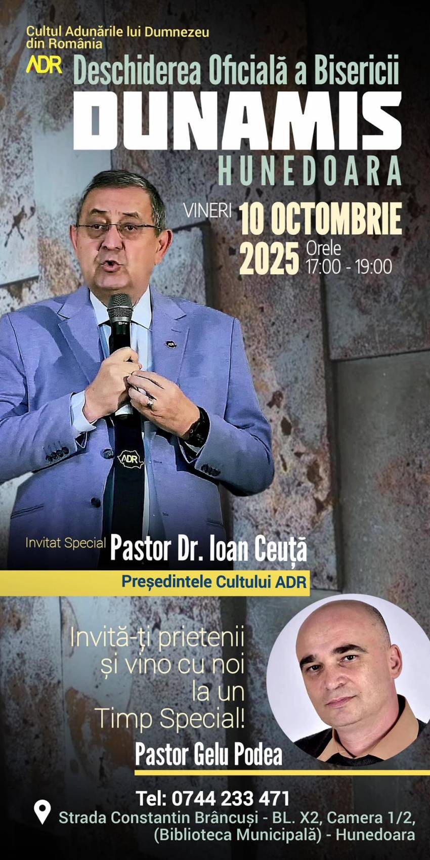 Deschiderea Bisericii Dunamis Hunedoara