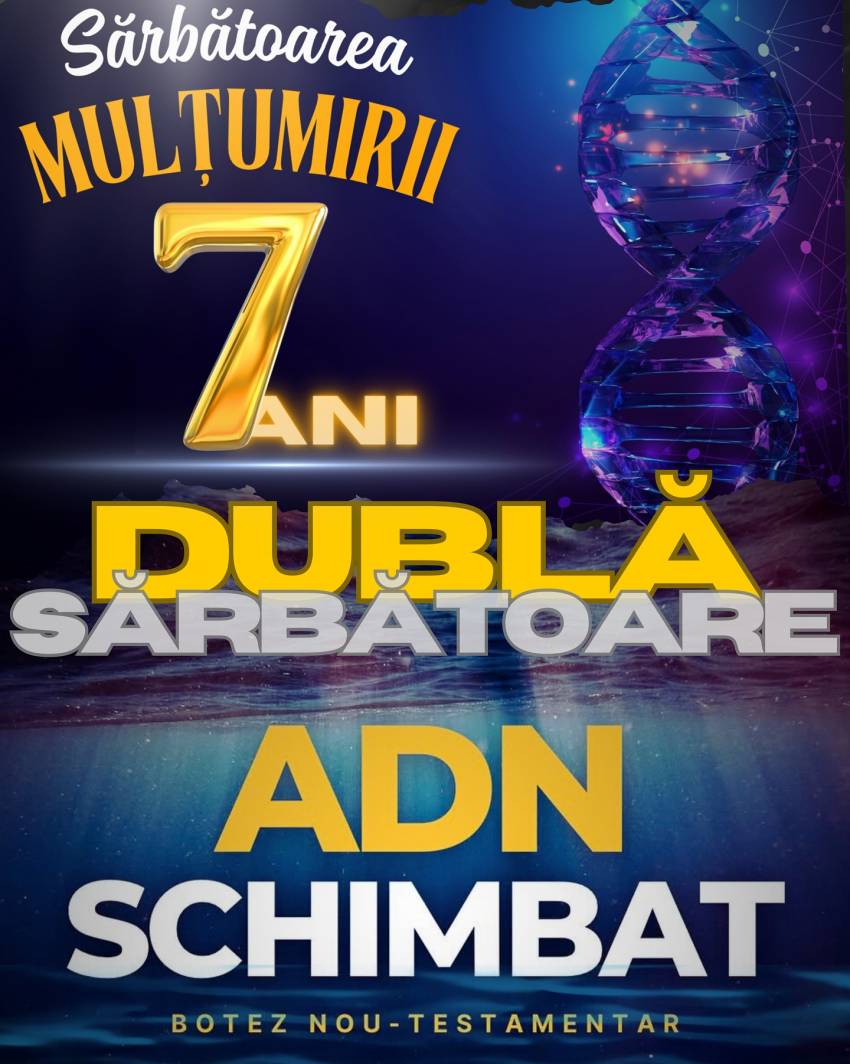 Sărbătoarea Mulțumirii & Botez la Biserica Adonai Reșița
