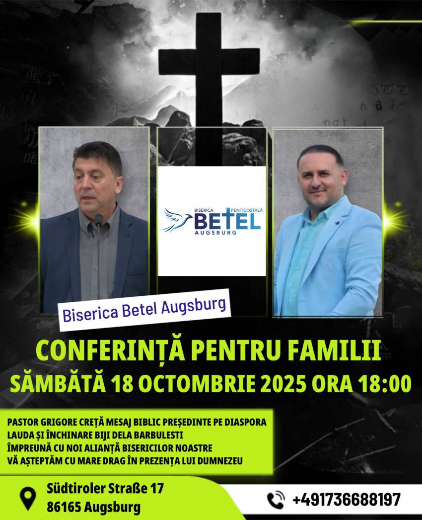 Conferință pentru familii la Biserica Betel Augsburg