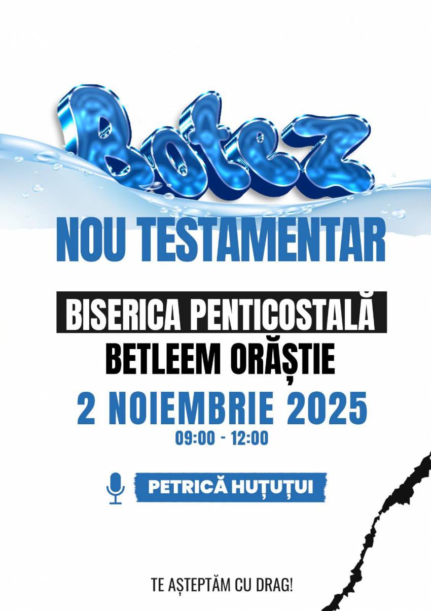 Botez la Biserica Betleem Orăștie