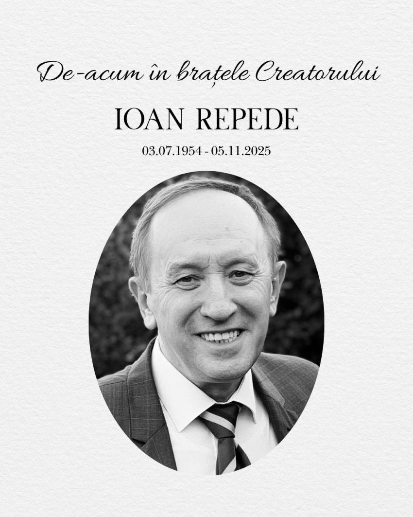 Ioan Repede, unul din fondatorii Liceului Creștin LOGOS Bistrița, a plecat în veșnicie!