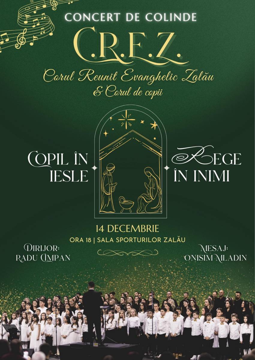 Concert de Crăciun la Sala Sporturilor Zalău