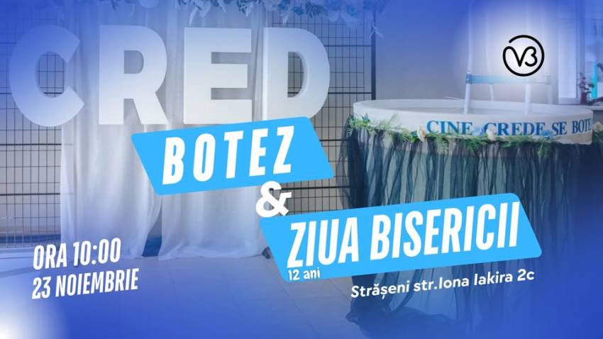 Aniversare 12 de ani & Botez la Biserica Vestea Bună Strășeni