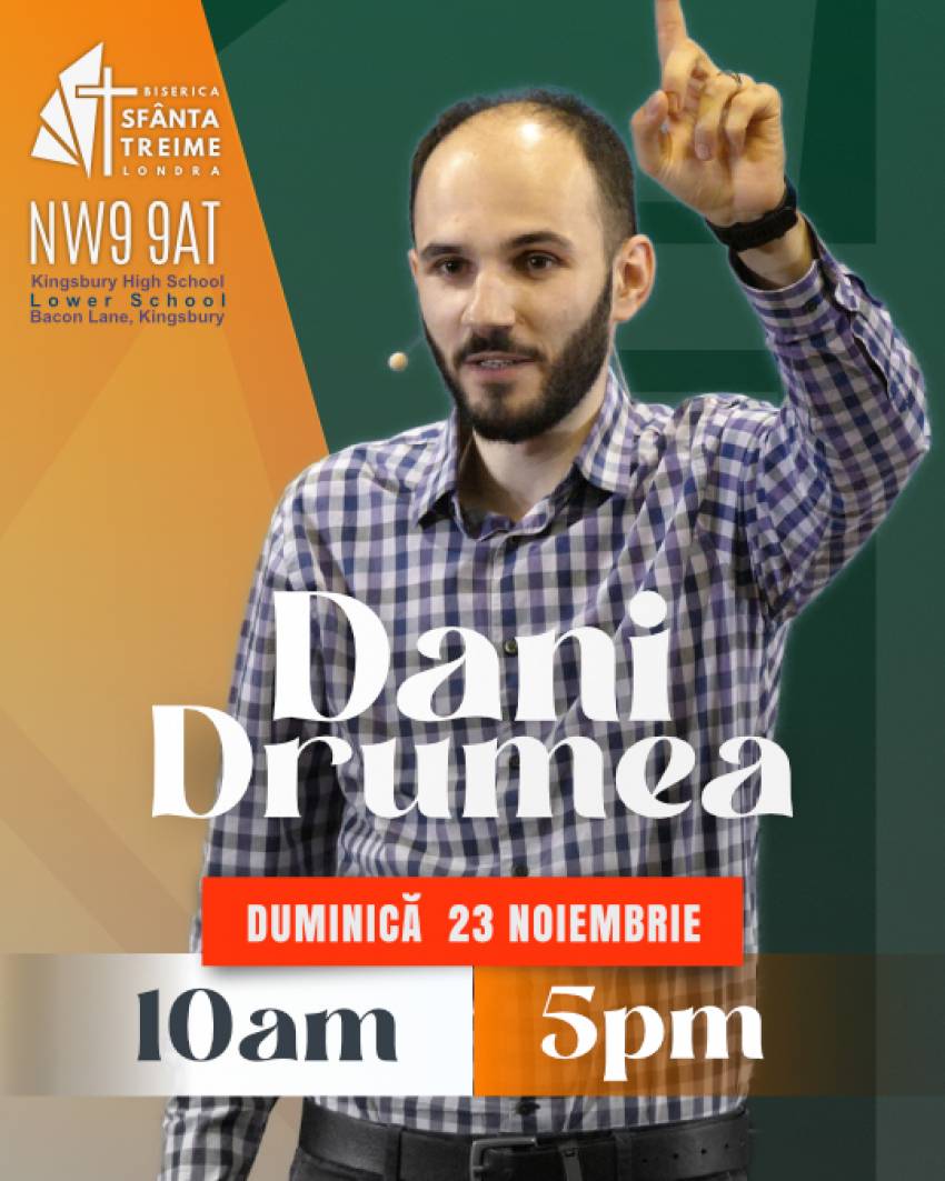 Dani Drumea la Biserica Sfânta Treime Londra