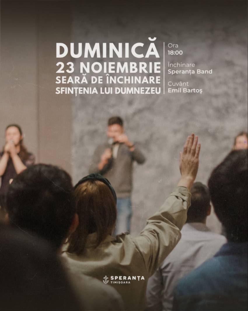 Emil Bartoş la Biserica Penticostală Speranța Timișoara
