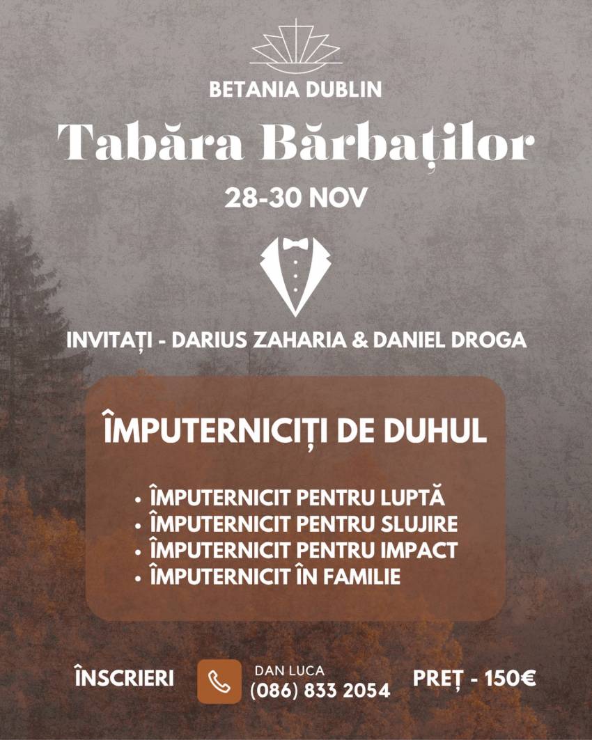 Tabăra Bărbaților 2025