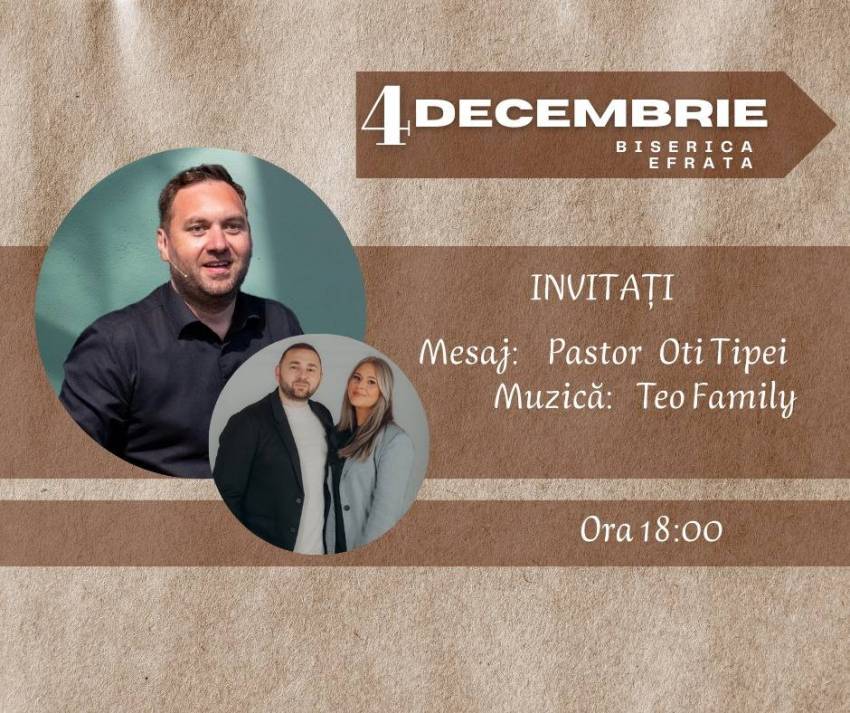 Oti Tipei la Biserica Efrata Făget