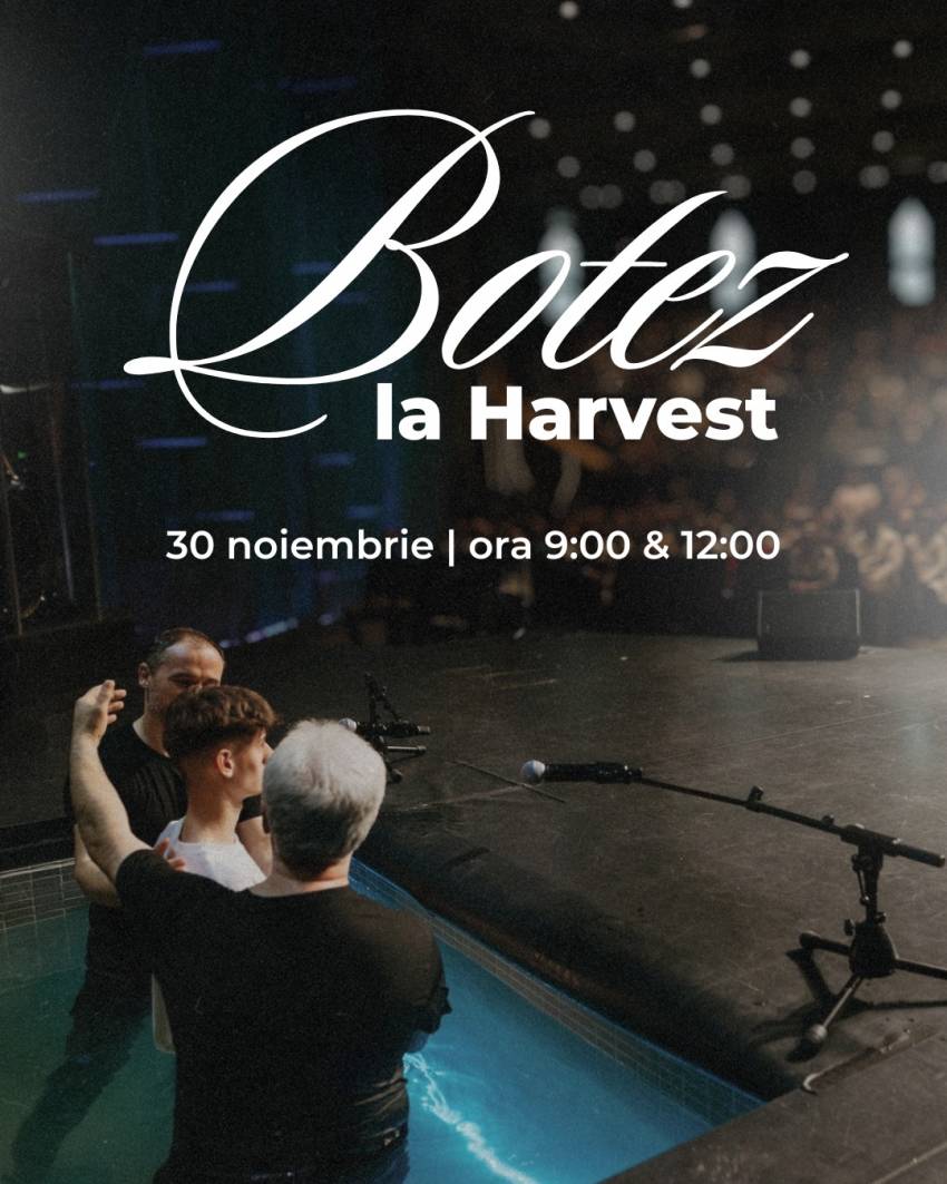 Botez la Biserica Harvest Arad
