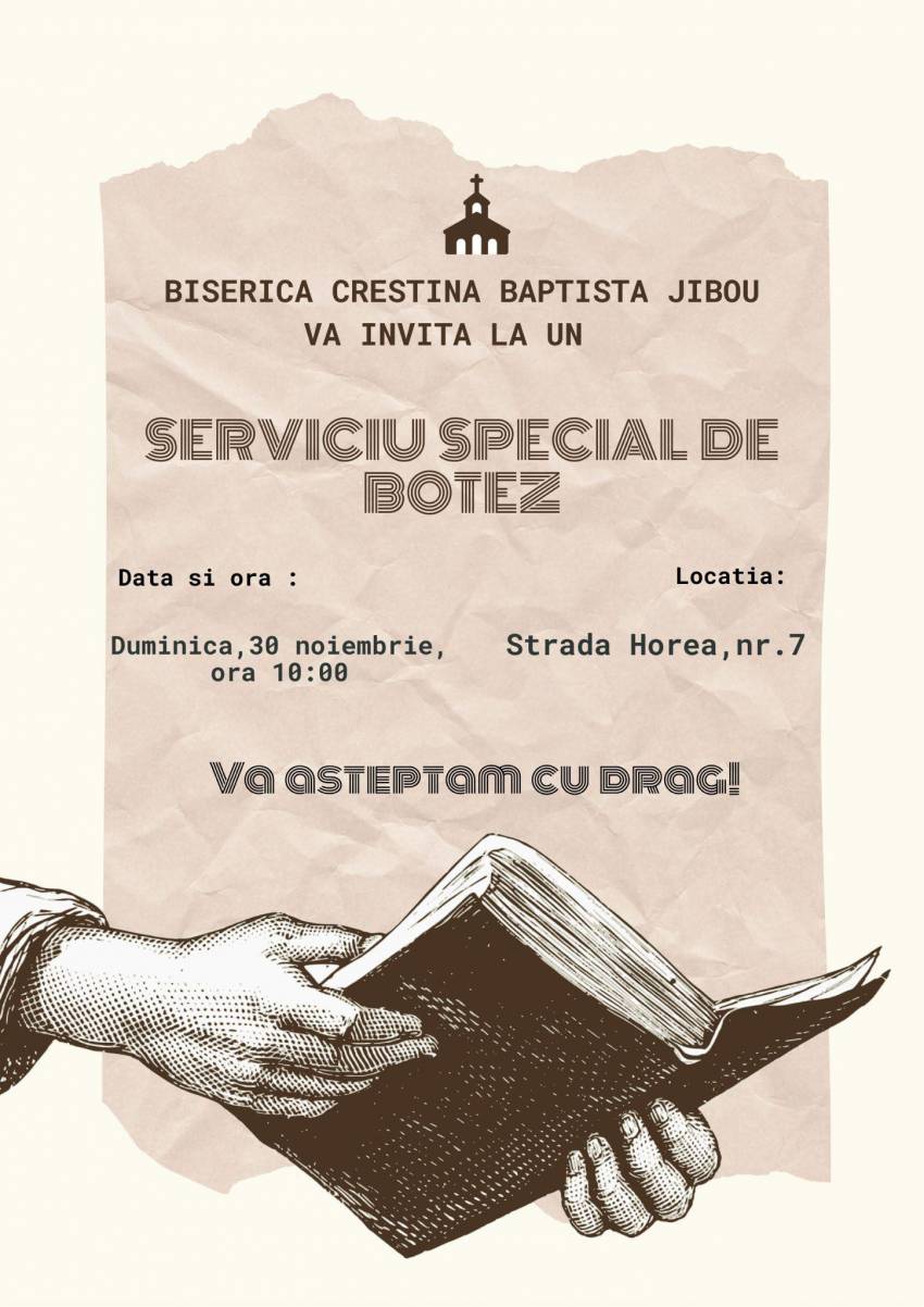 Botez la Biserica Baptistă Jibou