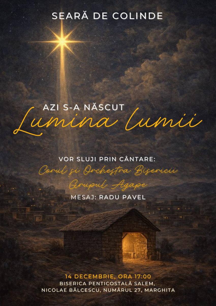 Seară de colinde la Biserica Salem Marghita