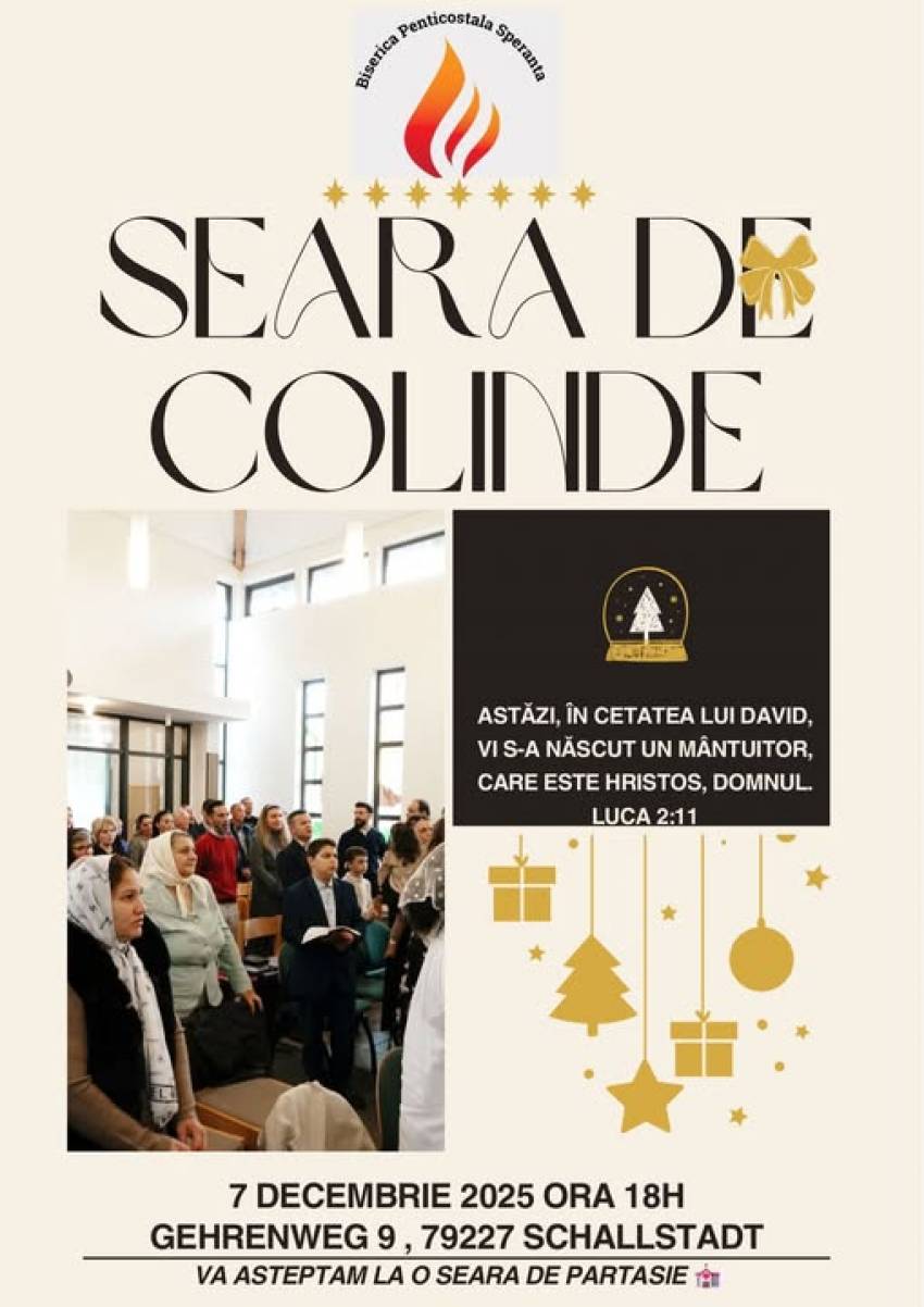 Seară de colinde la Biserica Speranța Schallstadt 