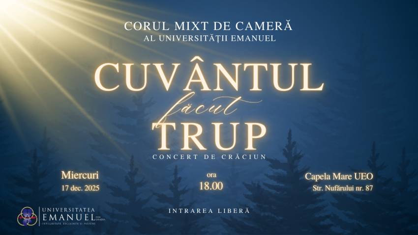 Concert de Crăciun la Universitatea Emanuel Oradea