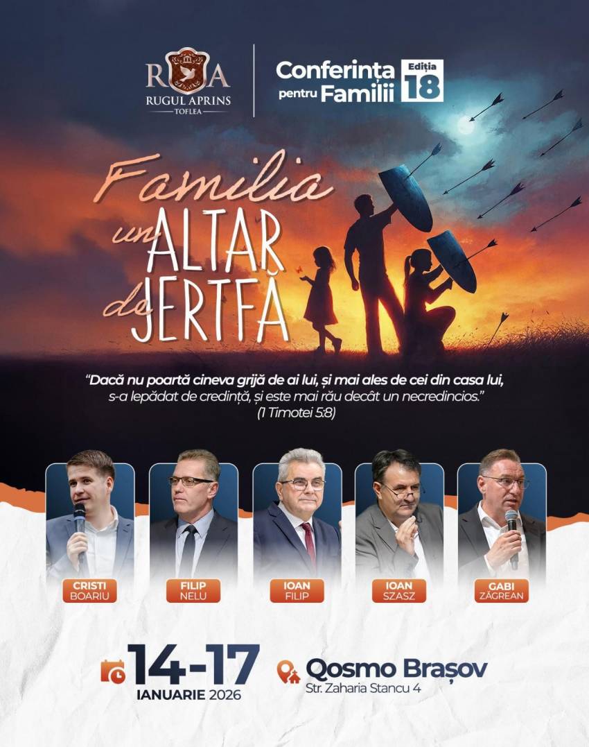 Conferința pentru familii Rugul Aprins 2026