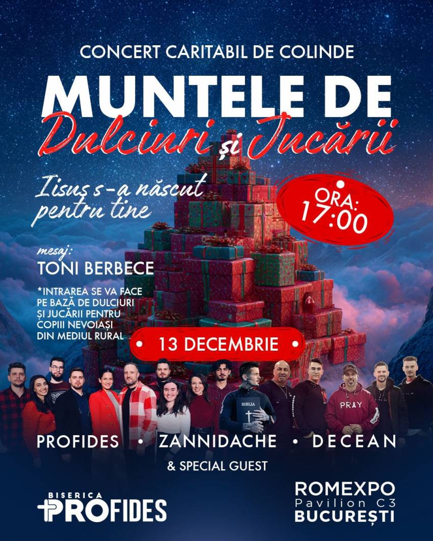 Concert Caritabil de Colinde la Biserica Profides București
