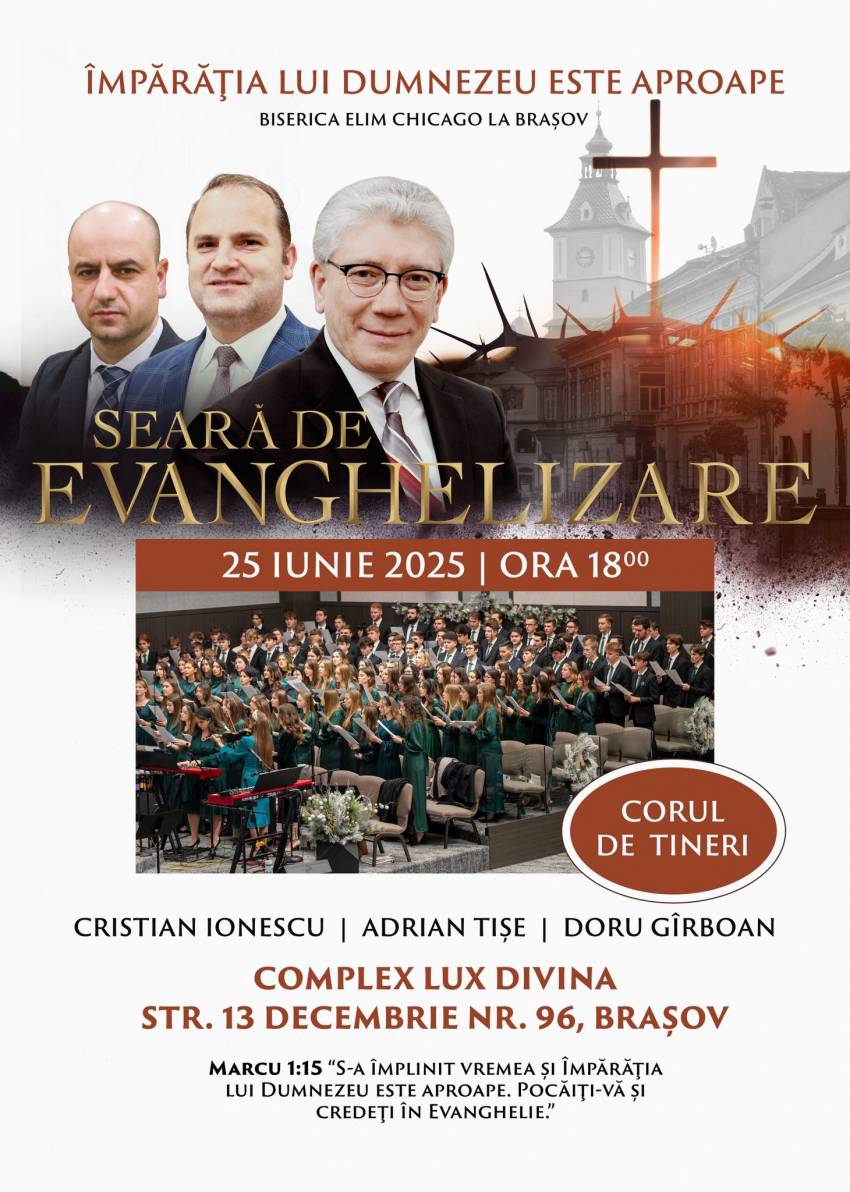 Biserica Elim Chicago: Misiune în Braşov