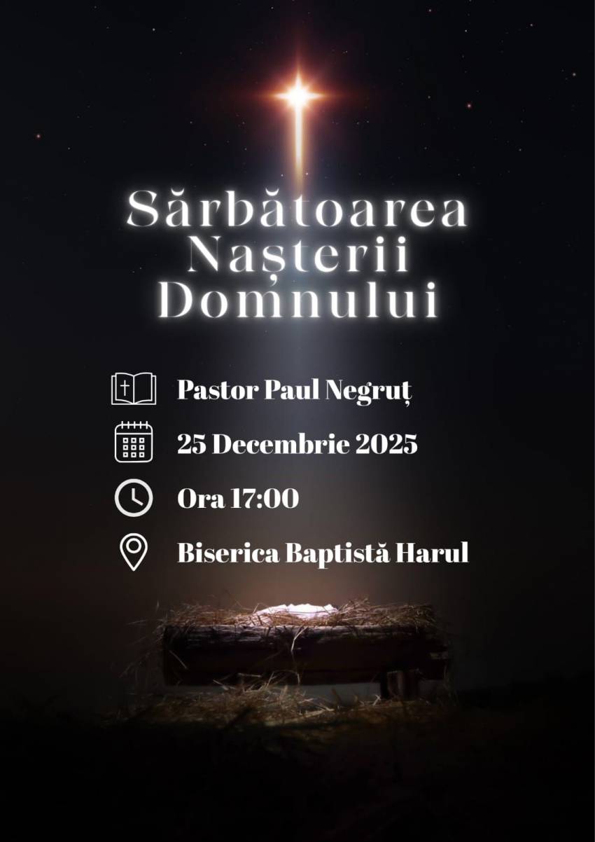 Paul Negruț la Biserica Harul Oradea