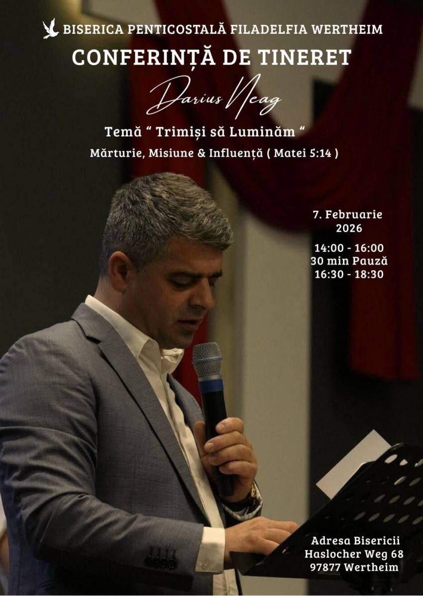 Conferință de tineret la Biserica Filadelfia Wertheim