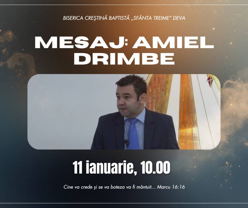 Amiel Drimbe la Biserica Sfânta Treime Deva