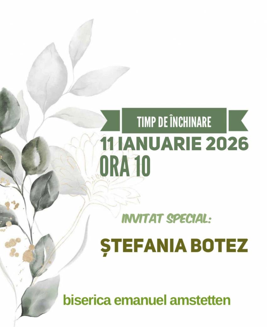 Ștefania Botez la Biserica Emanuel Amstetten