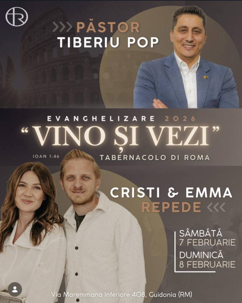 Tiberiu Pop și Cristi & Emma Repede la Roma