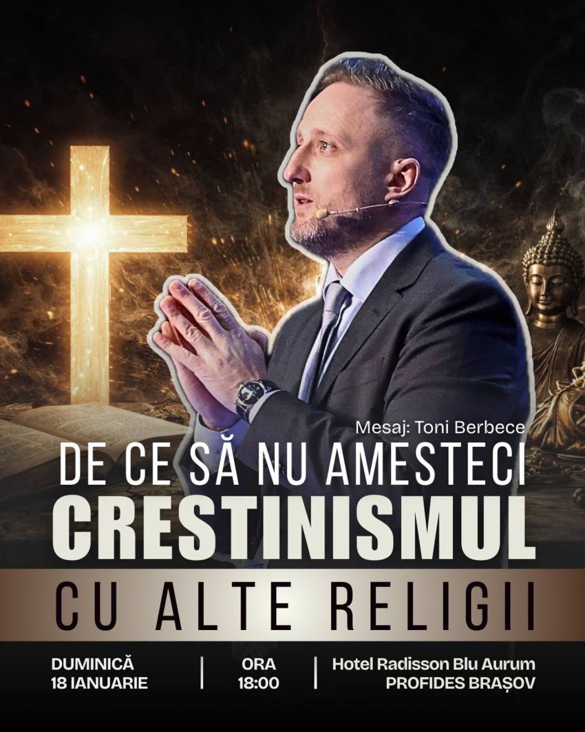 Tony Berbece la Biserica Profides Brașov