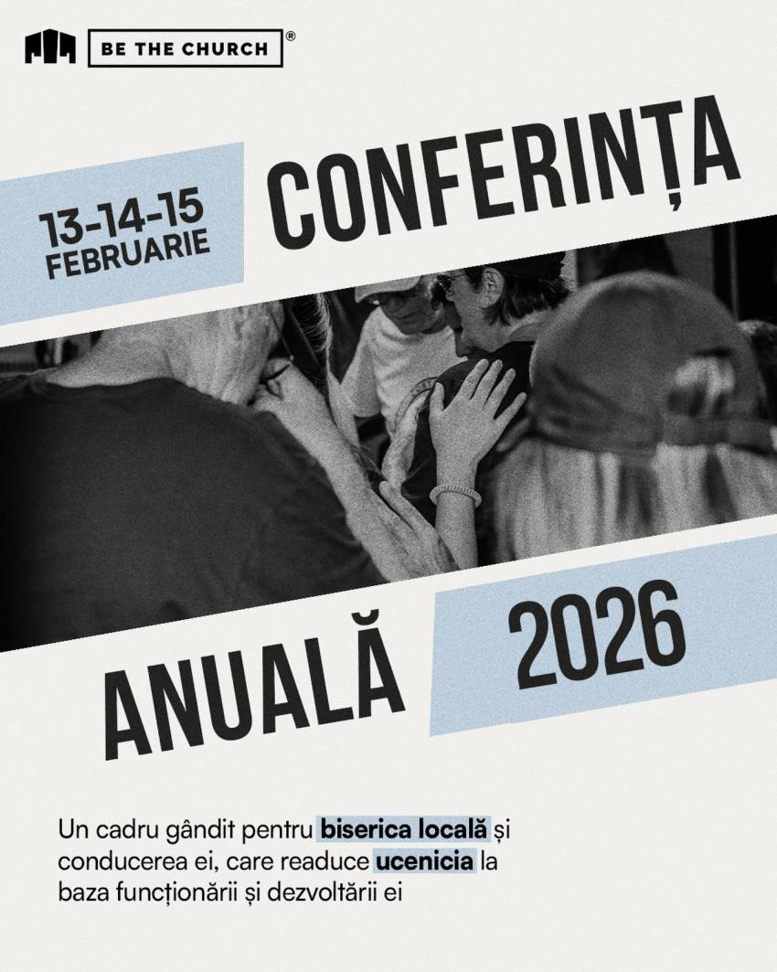Conferința „Ucenicie sănătoasă, conducere sănătoasă” la Biserica Sfânta Treime Bucureşti 
