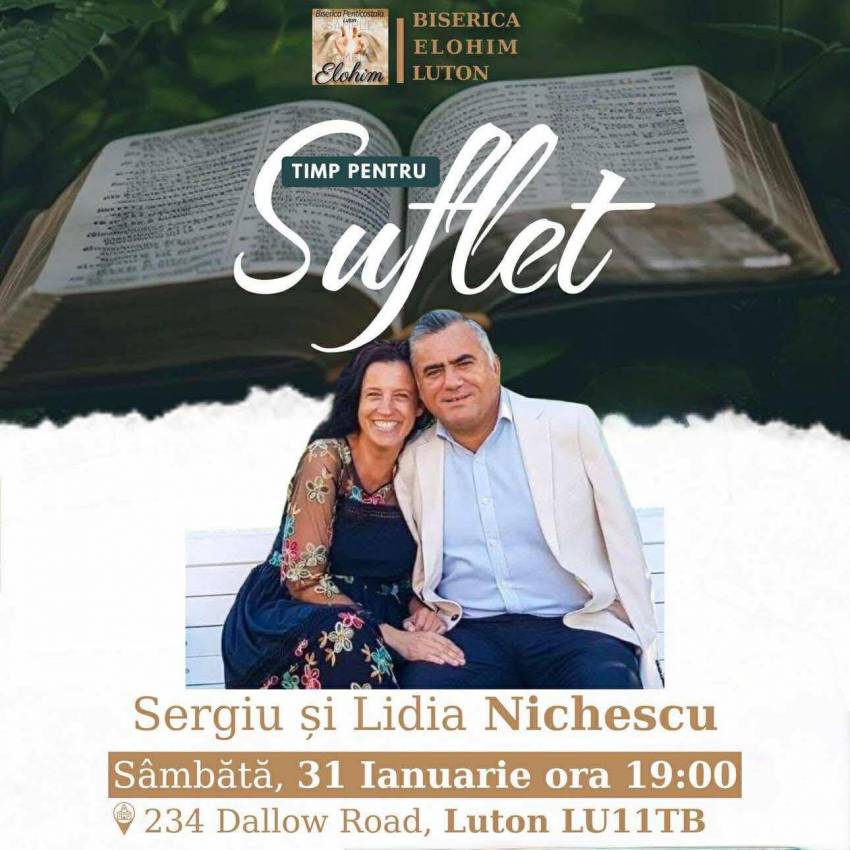 Sergiu Nichescu la Biserica Elohim Luton