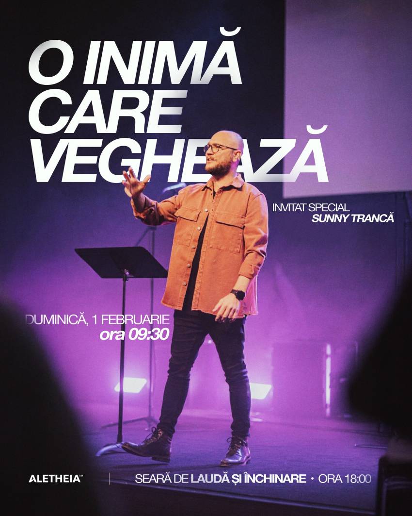 Sunny Trancă la Biserica Aletheia Timişoara
