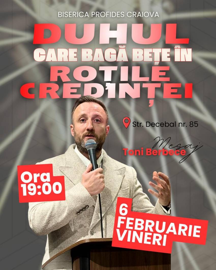 Tony Berbece la Biserica Profides Craiova