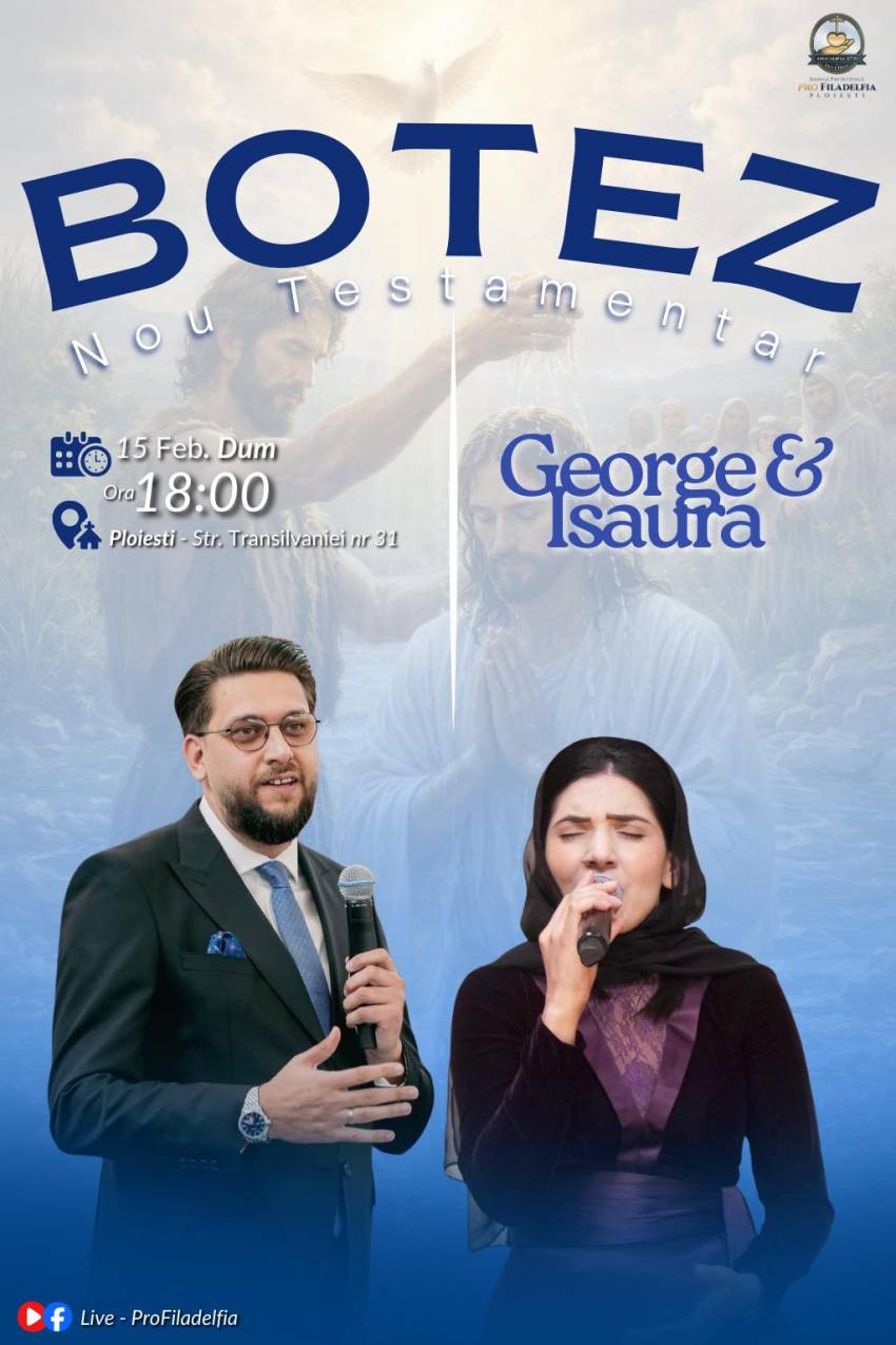 Botez la Biserica ProFiladelfia Ploiești
