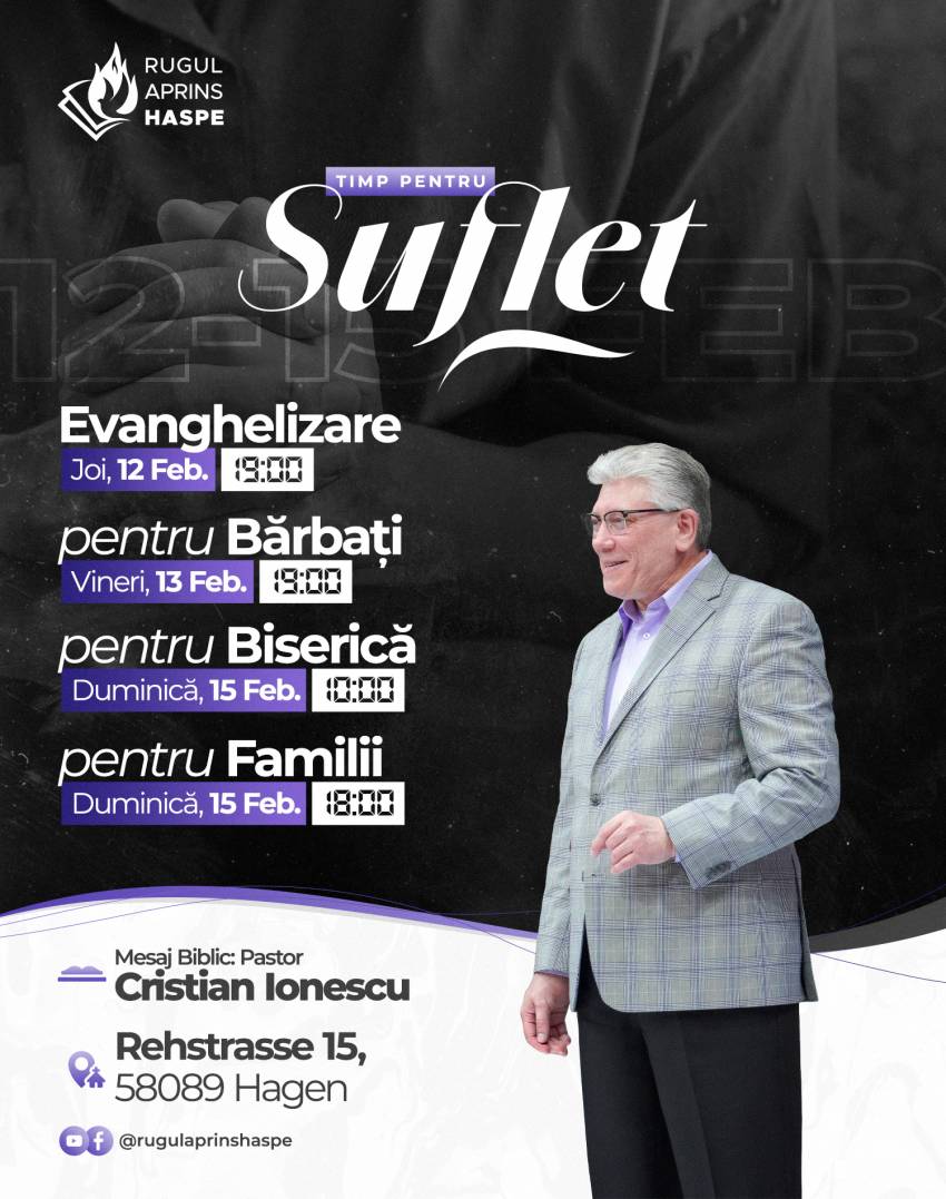 Cristian Ionescu la Biserica Rugul Aprins Haspe