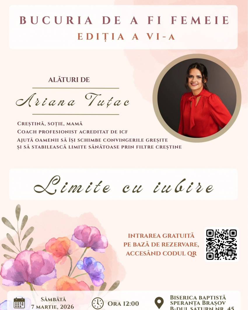 Conferință pentru femei la Biserica Speranţa Brașov