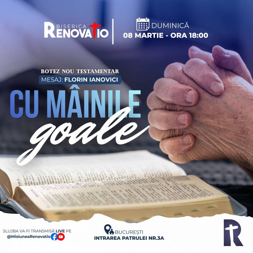 Botez la Biserica Renovatio București