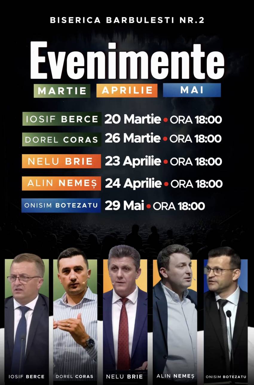 Seri de evanghelizare la Biserica Nr.2 Bărbulești