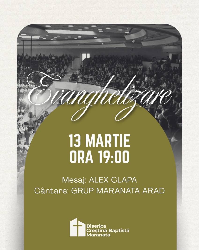 Alex Clapa la Biserica Maranata Arad