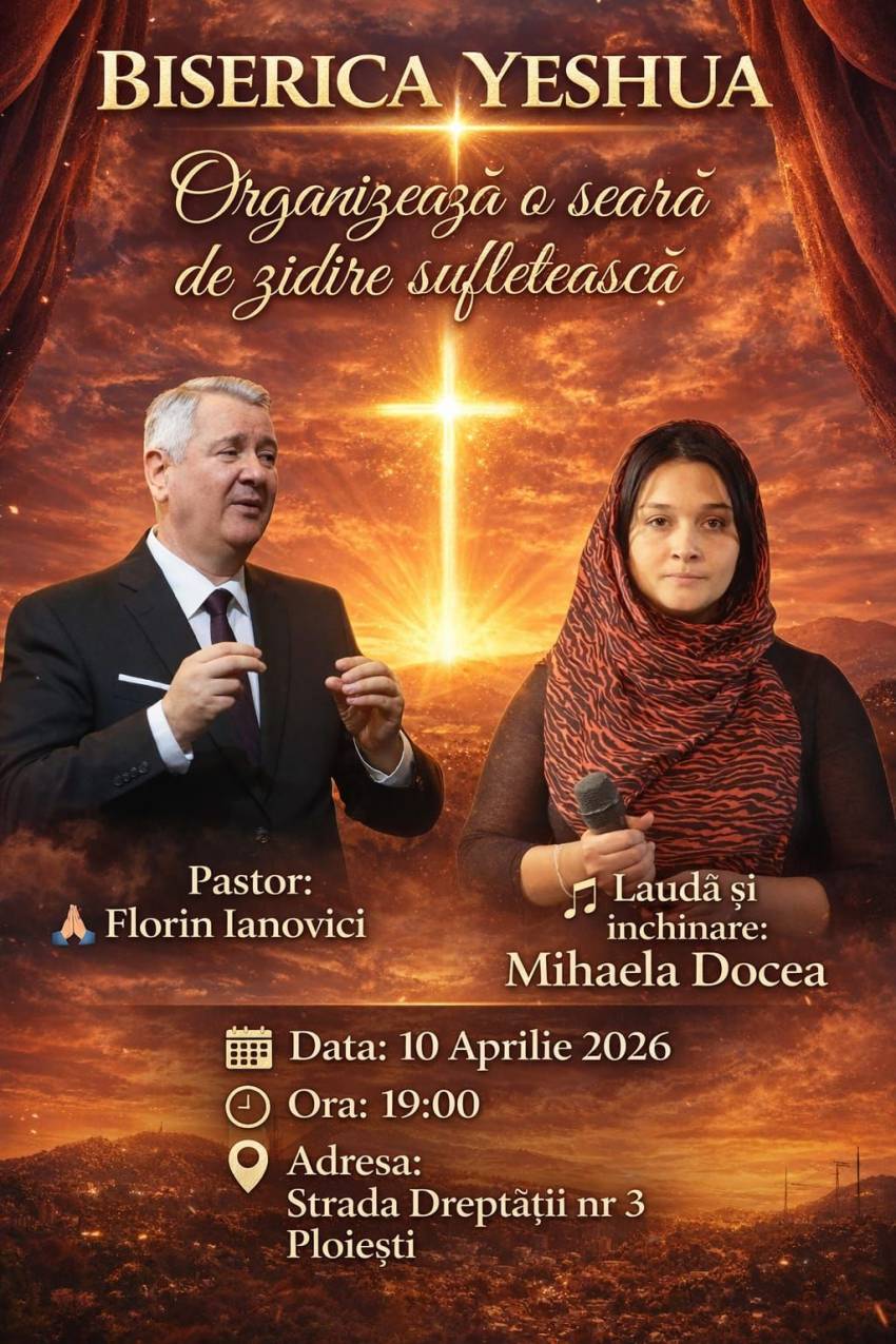 Florin Ianovici la Biserica Yeshua Ploiești 
