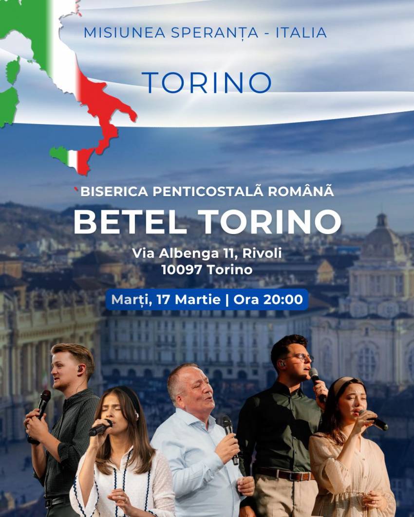 Misiunea Speranța la Torino