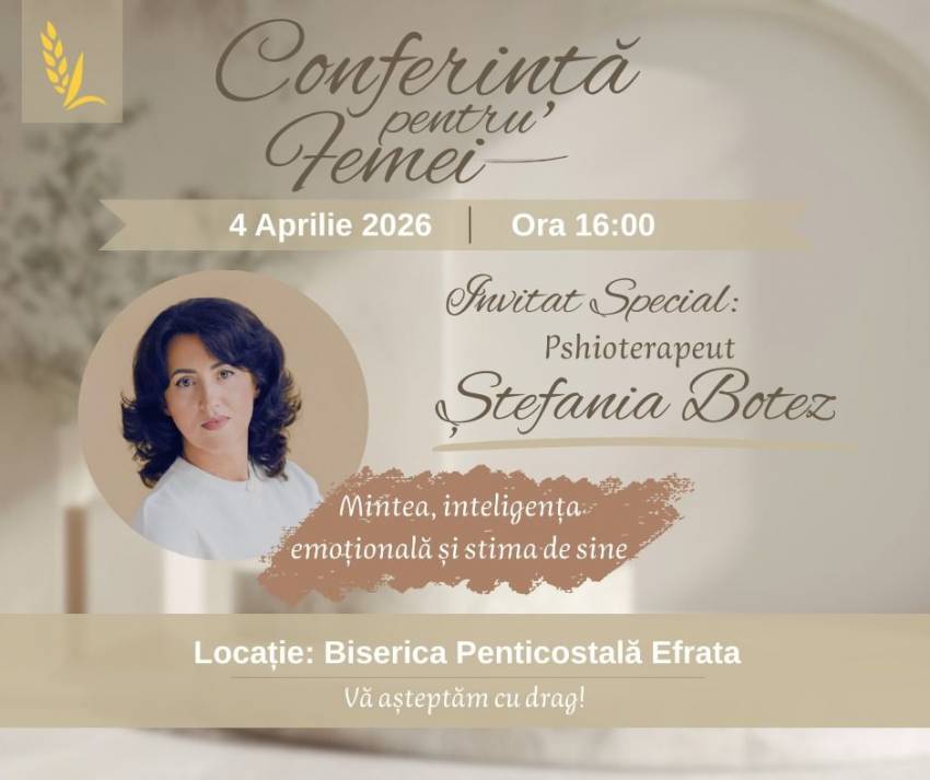 Conferință pentru femei la Biserica Efrata Făget
